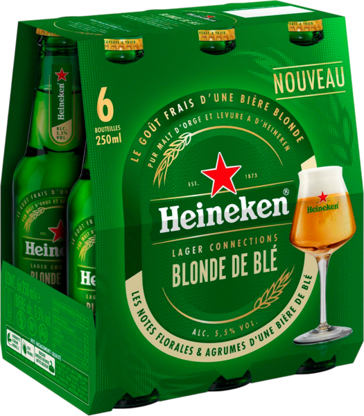 Bière Blonde de Blé Heineken