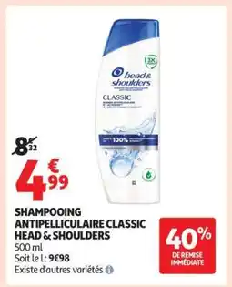 Shampooing Antipelliculaire Classic Head & Shoulders