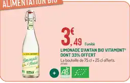 Vitamont limonade d'antan bio