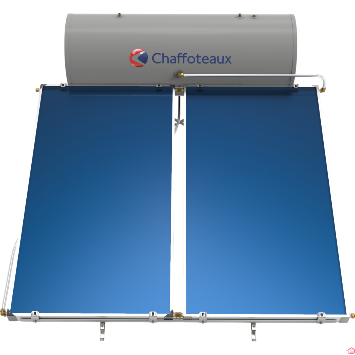 Chauffe-Eau Solaire Zelios Thermo Gr-E 300 Litres 2 Plaques Chaffoteaux