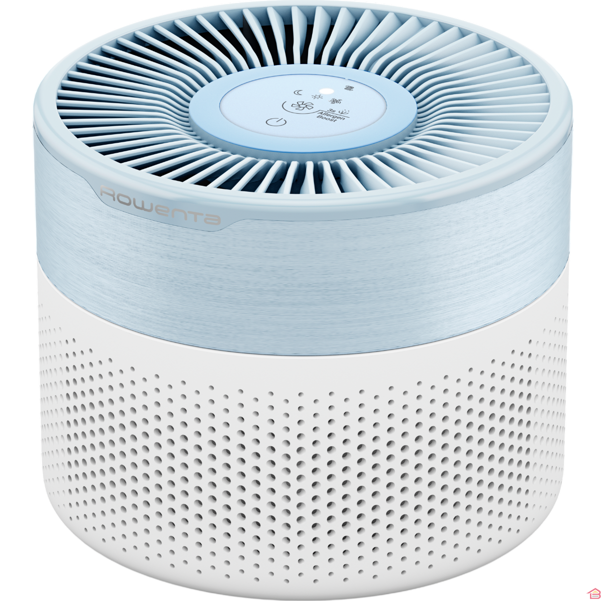Purificateur D’air Compact Hepa Allergy Plus Bleu et Blanc Rowenta Pure Air Mini Pu1520f0