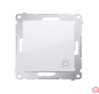 Bouton Poussoir 16ax Pr Blanc