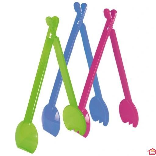 Couverts à Salade en Polypropylène Filmé 3 Couleurs