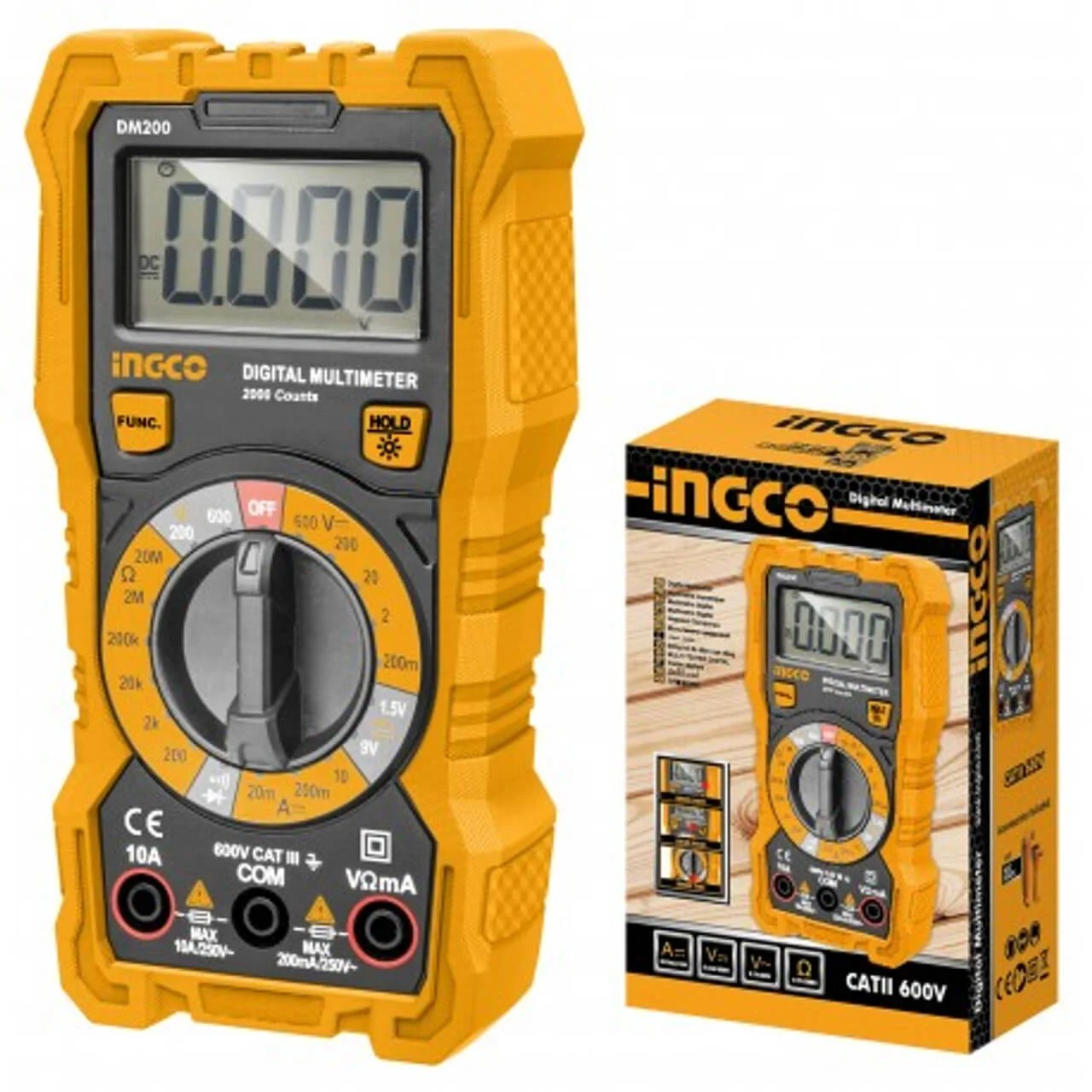 Multimètre numérique portable DM200