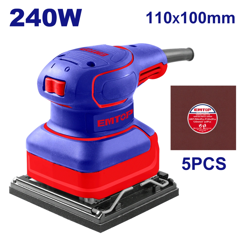 Ponceuse Vibrante – 110x100 Emtop Efsr24101