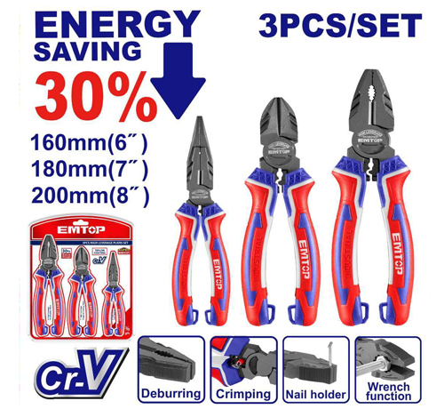 Jeu de 3 Pinces à Effet de Levier Epls0321