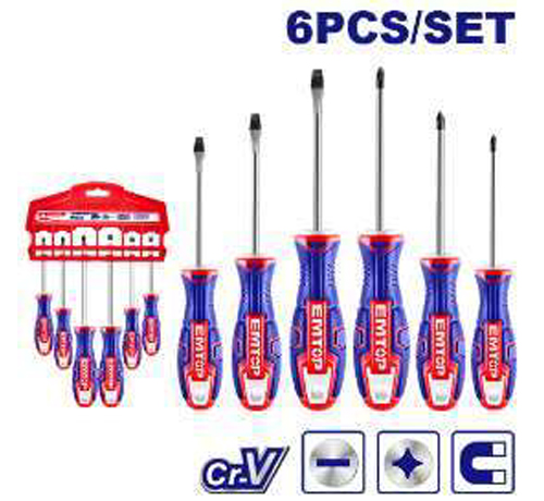 Jeu de 6 Tournevis Esst0602