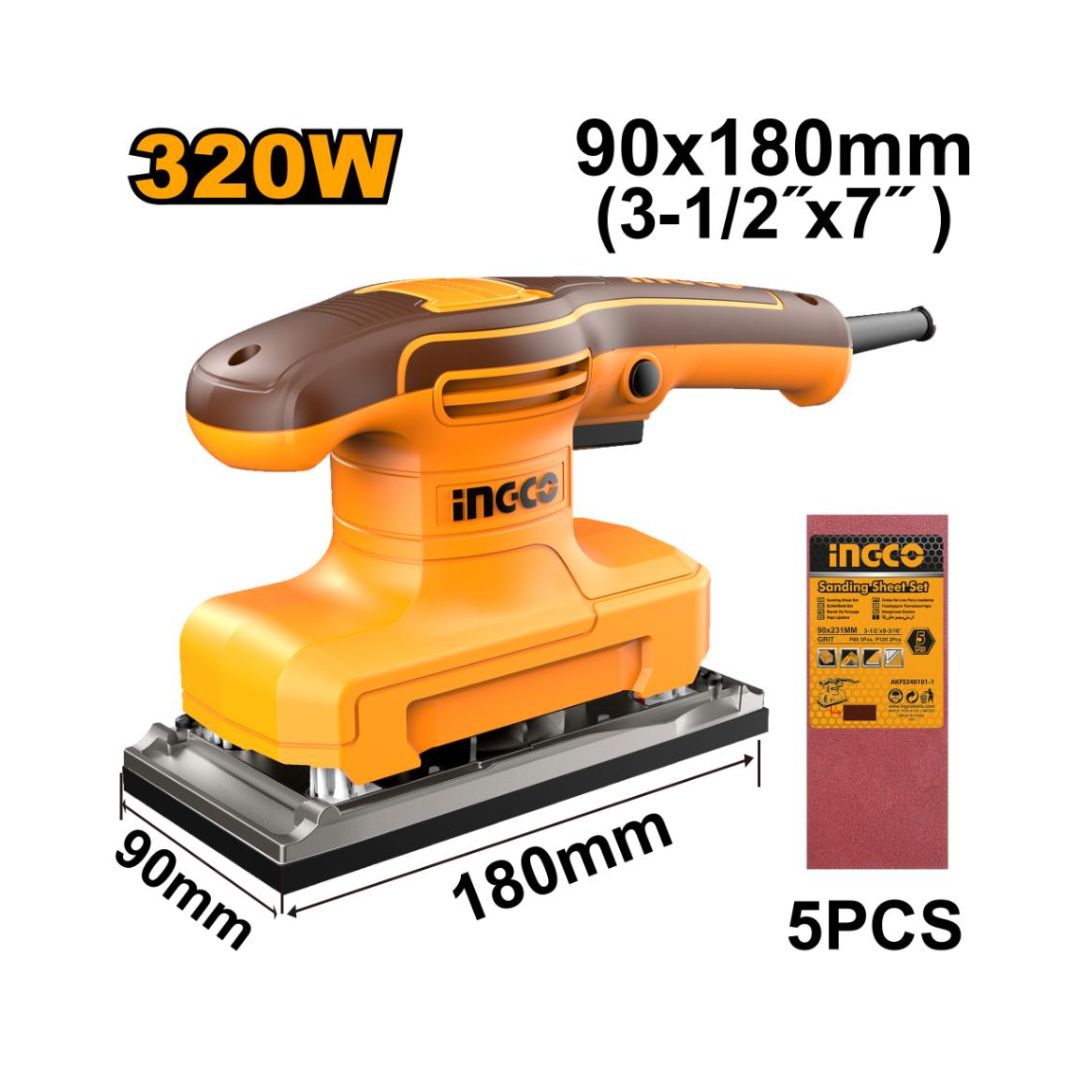 Ponceuse de finition 320W INGCO FS3216