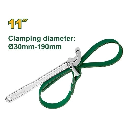 Clé à sangle de ceinture 30-190mm jadever JDAW3311