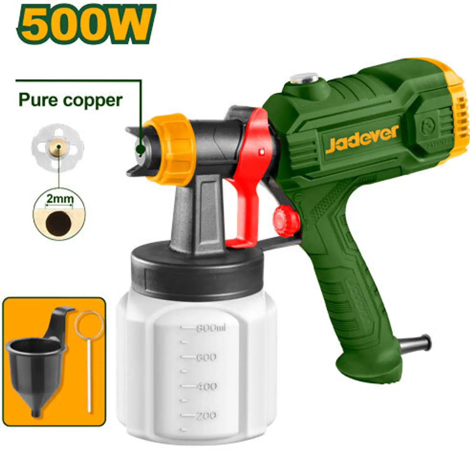 Pistolet à Peinture 500W JDEG1A18