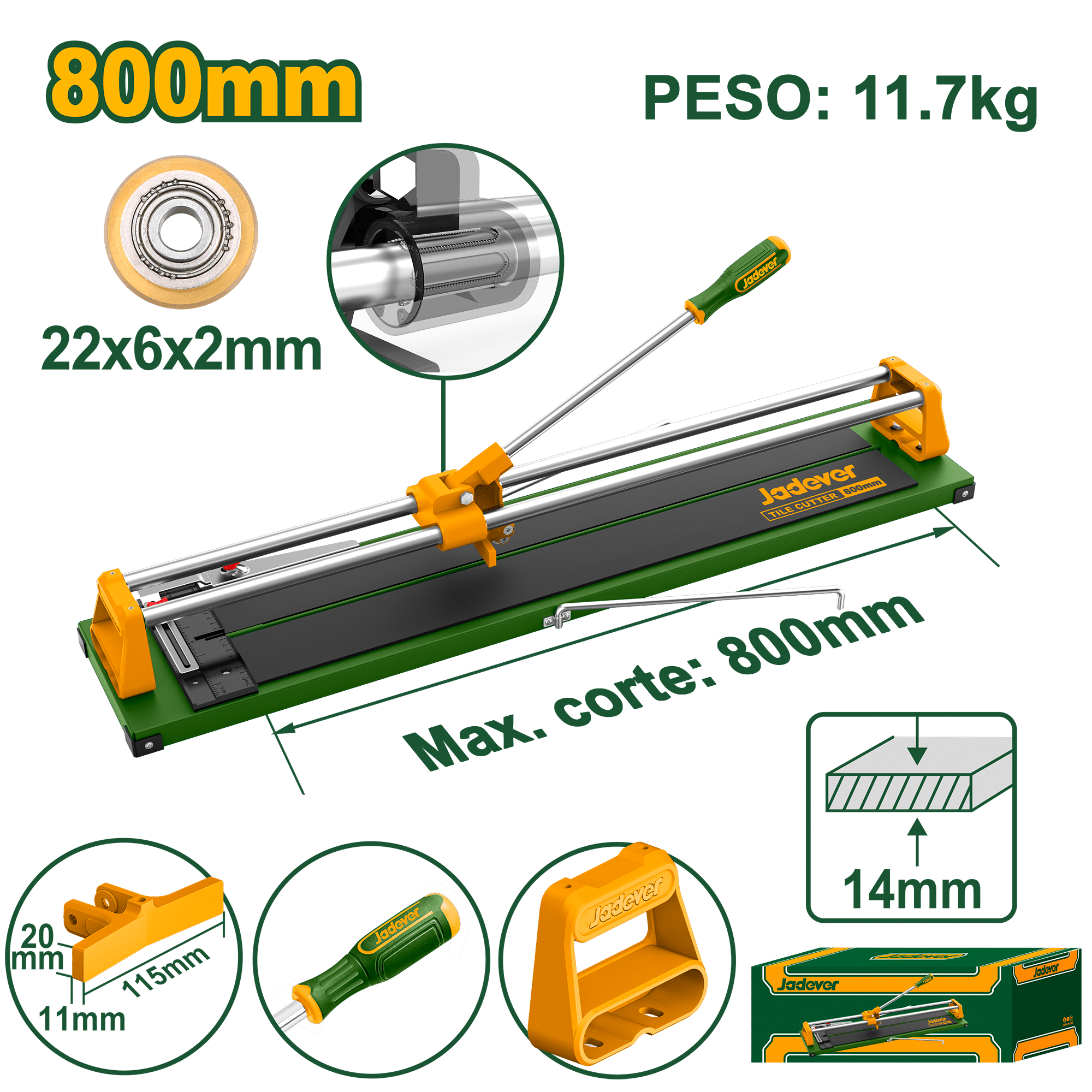 Coupe-Carreaux 800mm JDTR8508