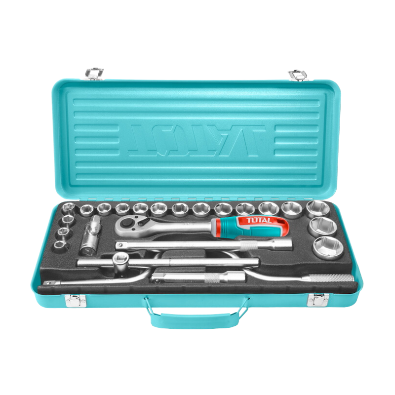 Jeu de 24 douilles 1/2″ TOTAL THT141253