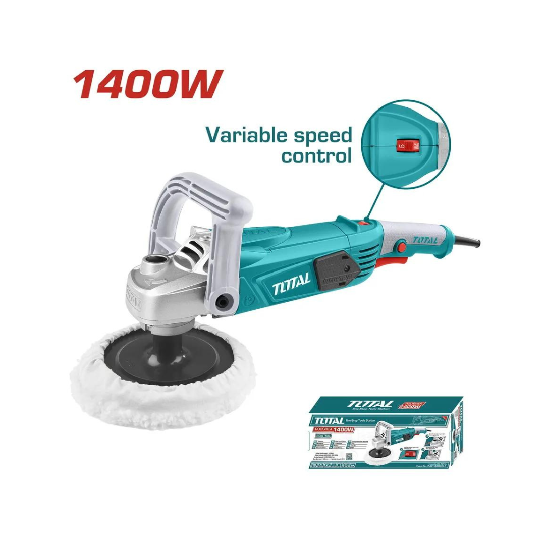 Polisseuse d'angle 1400W TOTAL TP1141806-1