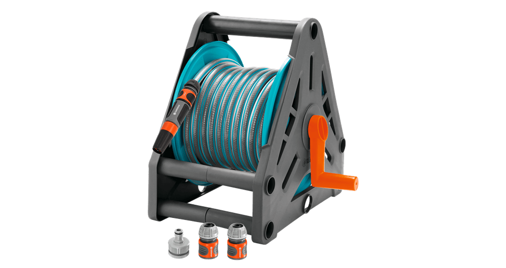 Dévidoir Gardena portable équipé (1/2″) 13 mm 15 m