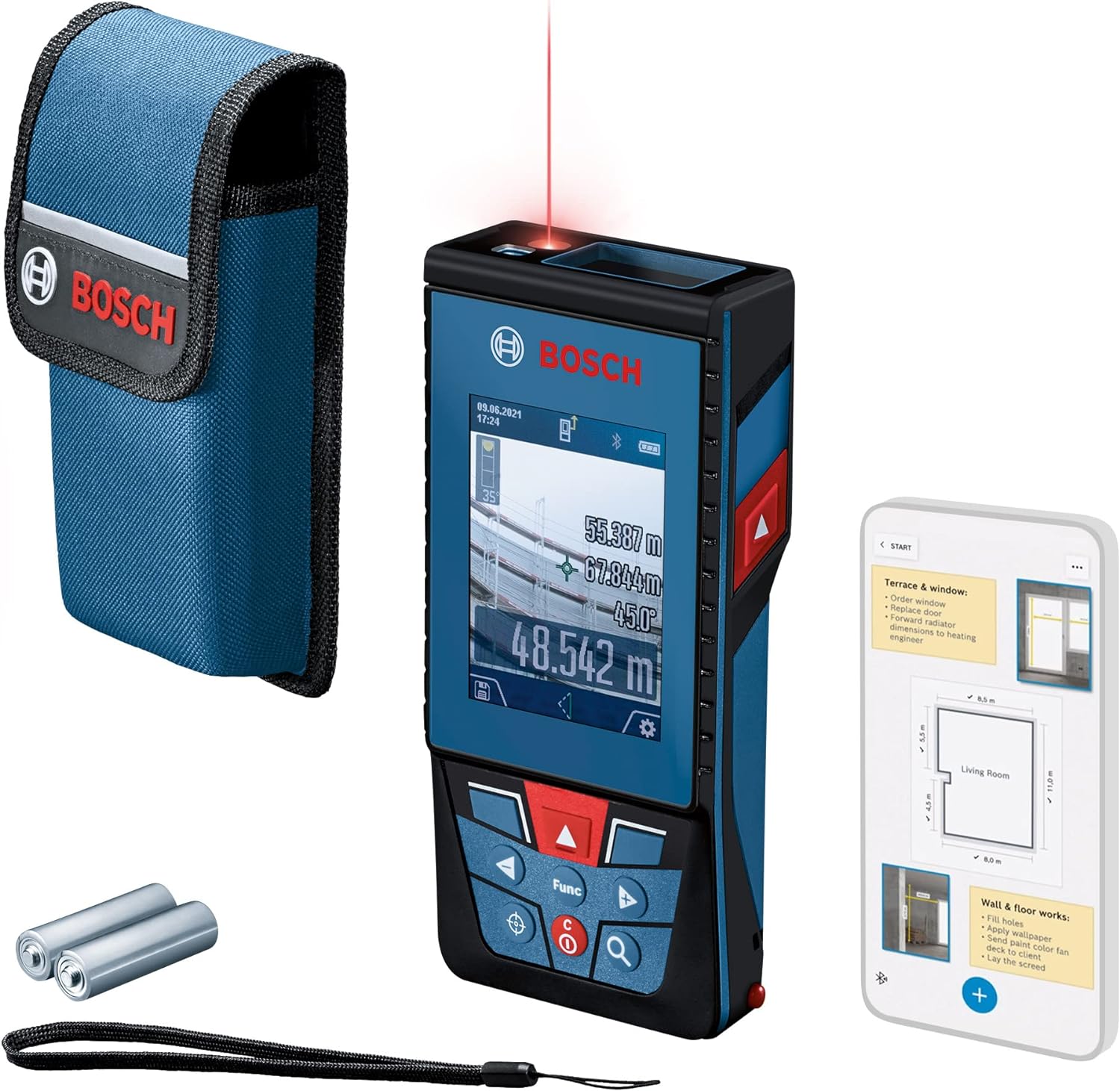 Télémètre Laser Glm 100-25 C Professional 0601072y00