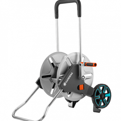Dévidoir Gardena sans fléxible sur roues CleverRoll M Metal