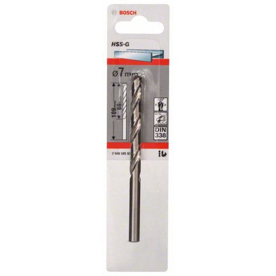 1 FORET HSS-G 7,0X69X109MM 2608585929