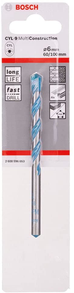 Foret Multiconstruction 6x60x100 Mm Cyl-9 2608596053