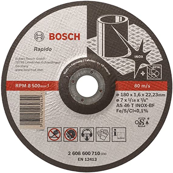 DISQUE A TRON DEPORTE INOX 180 mm, 1,6 mm Expert 2608600710