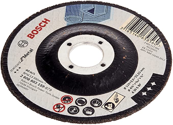 Disq à tronçonner déporté Standard for Metal – A 30 S BF, 115 mm, 22,23 mm, 2,5 mm 2608603159