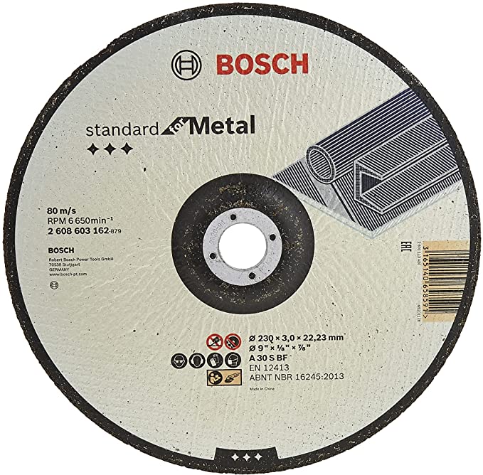 Disq à tronçonner déporté Standard for Metal – A 30 S BF, 230 mm, 22,23 mm, 3,0 mm 2608603162