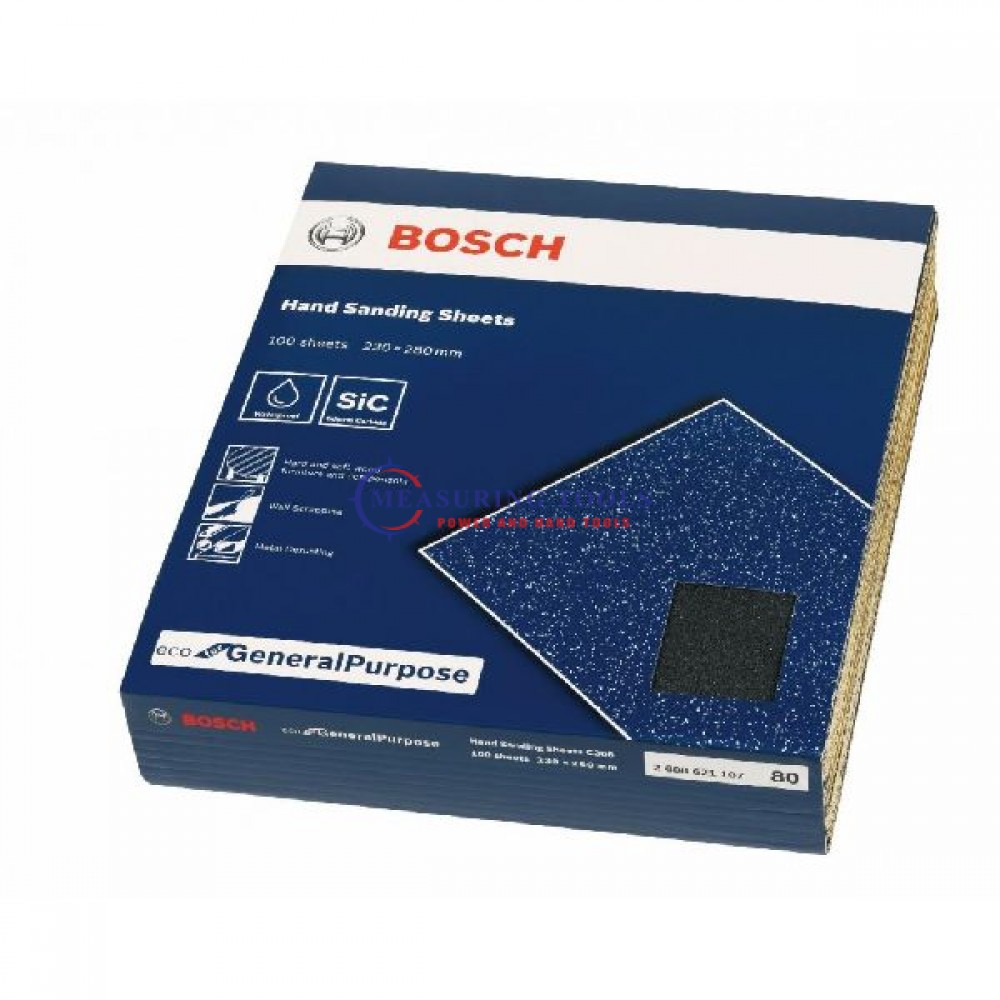 Nouvel Abrasif de poncage a main 230x280mm Grain 2000 – 100pcs 2608621543