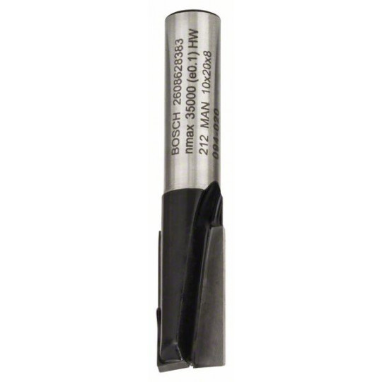 Fraise à rainurer droit 8mm, D1 10 mm,L20mm,G51mm 2608628383