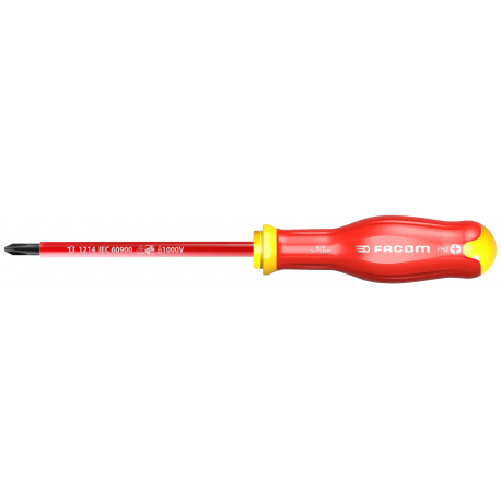 Tournevis Protwist PH0x75 isolé 1000V – FACOM Maroc| ATP0X75VE