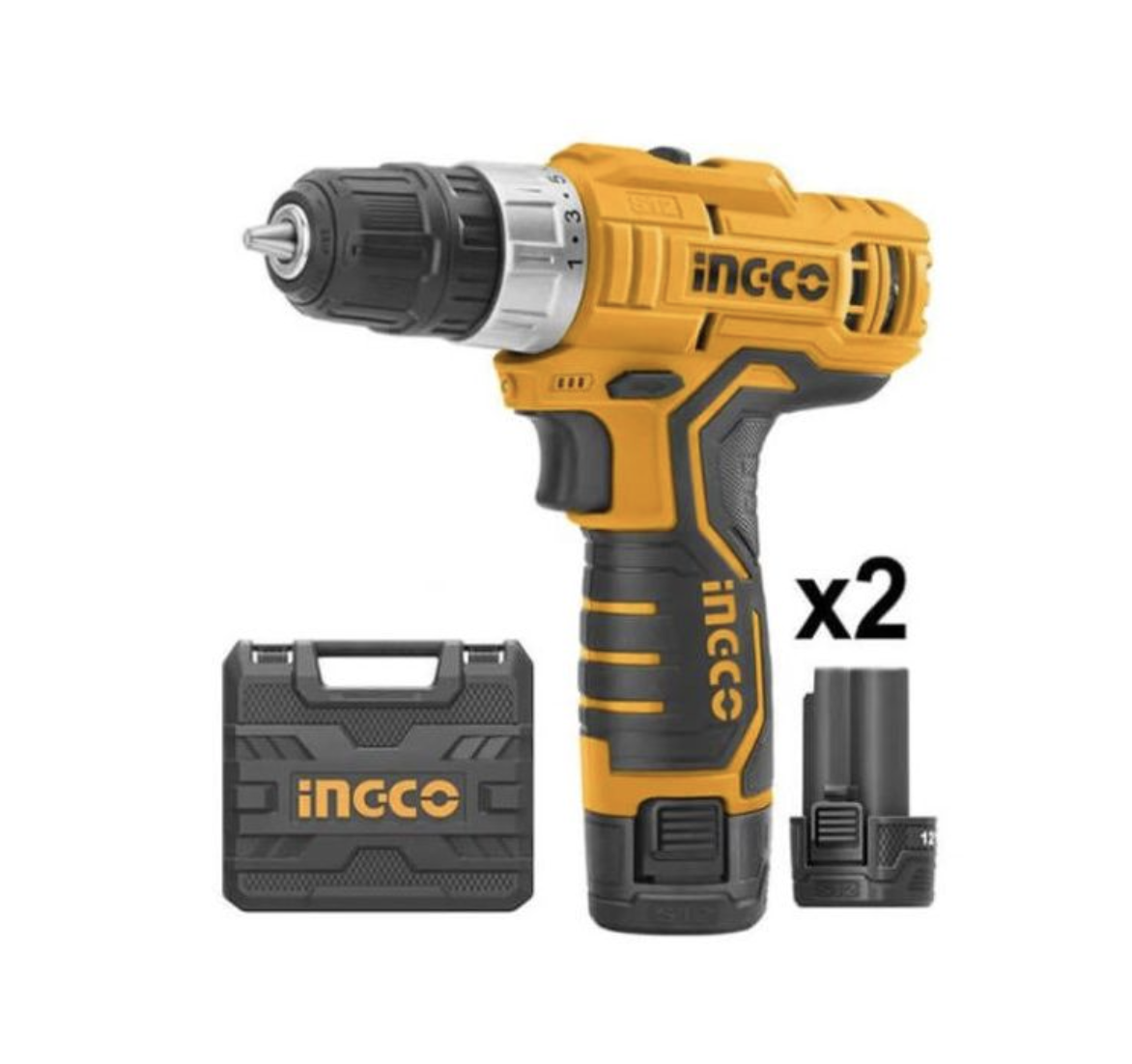 Perceuse sans fil Ingco 10MM – 12V CDLI12208