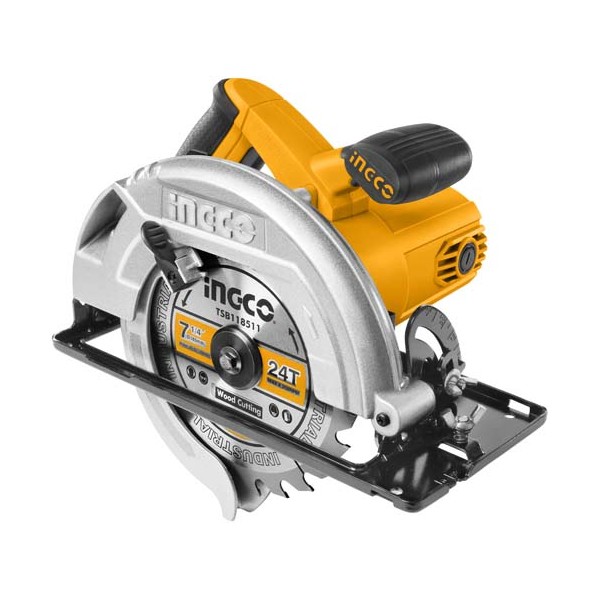 Scie circulaire 185mm 1400W + 1 lame CS18528