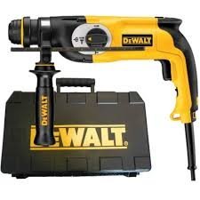 Perforateur « Dewalt » SDS-Plus 3 modes – 26 mm filaire – 800W – Vitesse à vide 0-1500 tr/min – 2,8 Joules. + kitbox D25133KW-ZA