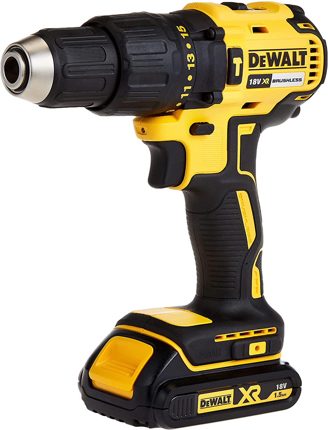 Marteau perforateur DEWALT DCD778S2-GB avec 2 batteries lithium-ion 1,5 Ah + chargeur dans kitbox