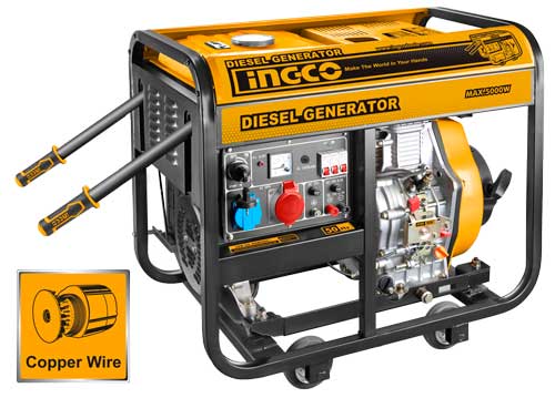 Générateur Diesel Ingco 5000 W Gde50003