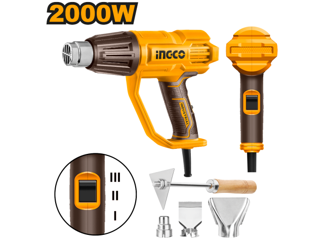 Décapeur thermique 2000W+3buses+1racleur SI HG200078