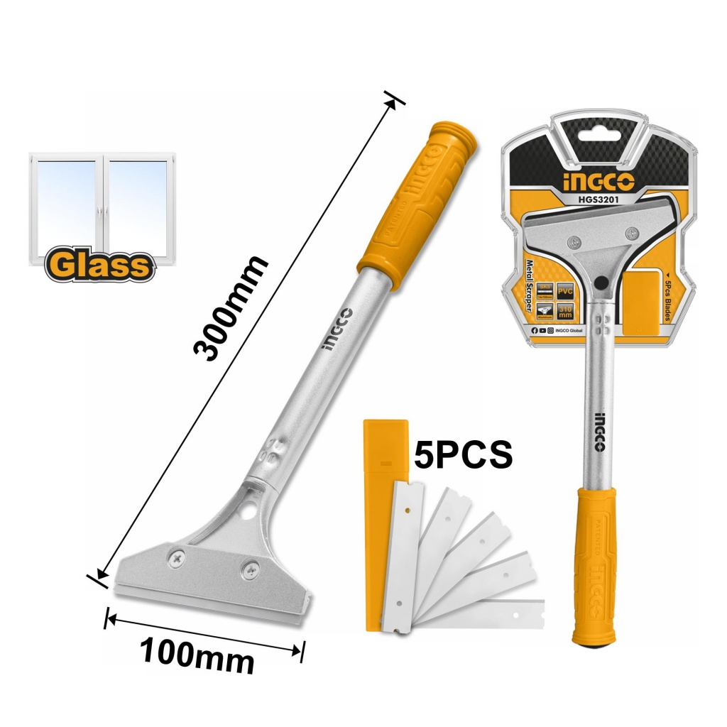 GRATTOIR en aluminium 6 lames HGS3201