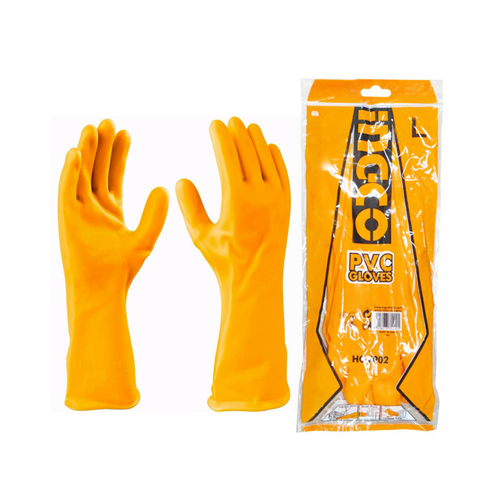 Gants PVC jaunes HGVP02