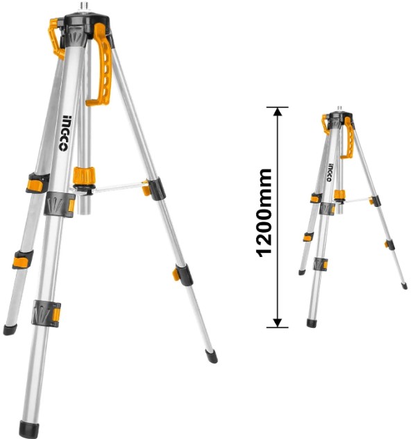 Trépieds INGCO (pour niveaux laser HLL156508) – HLLT01152