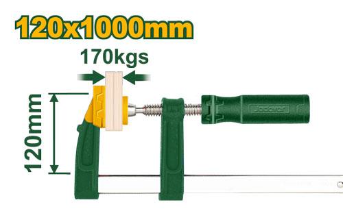 Pince en F avec poignée en plastique Jadever JDCP2125