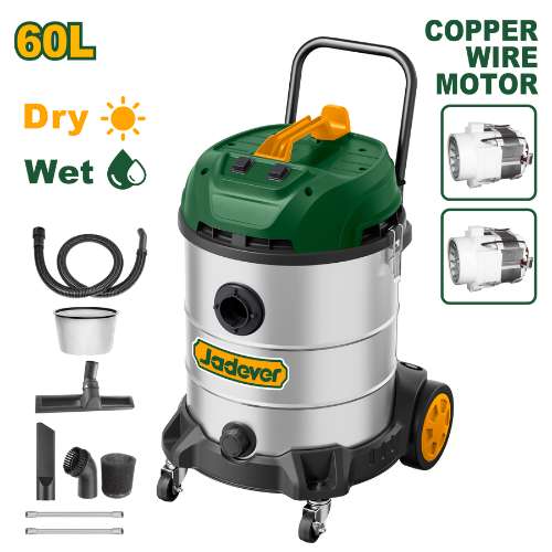 ASPIRATEUR 60L 2 MOTEUR 2*1200W JADEVER JDVR5A60