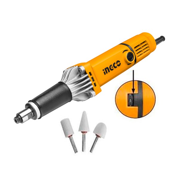 Meuleuse droite 6mm 400W + 3 accessoires PDG4003