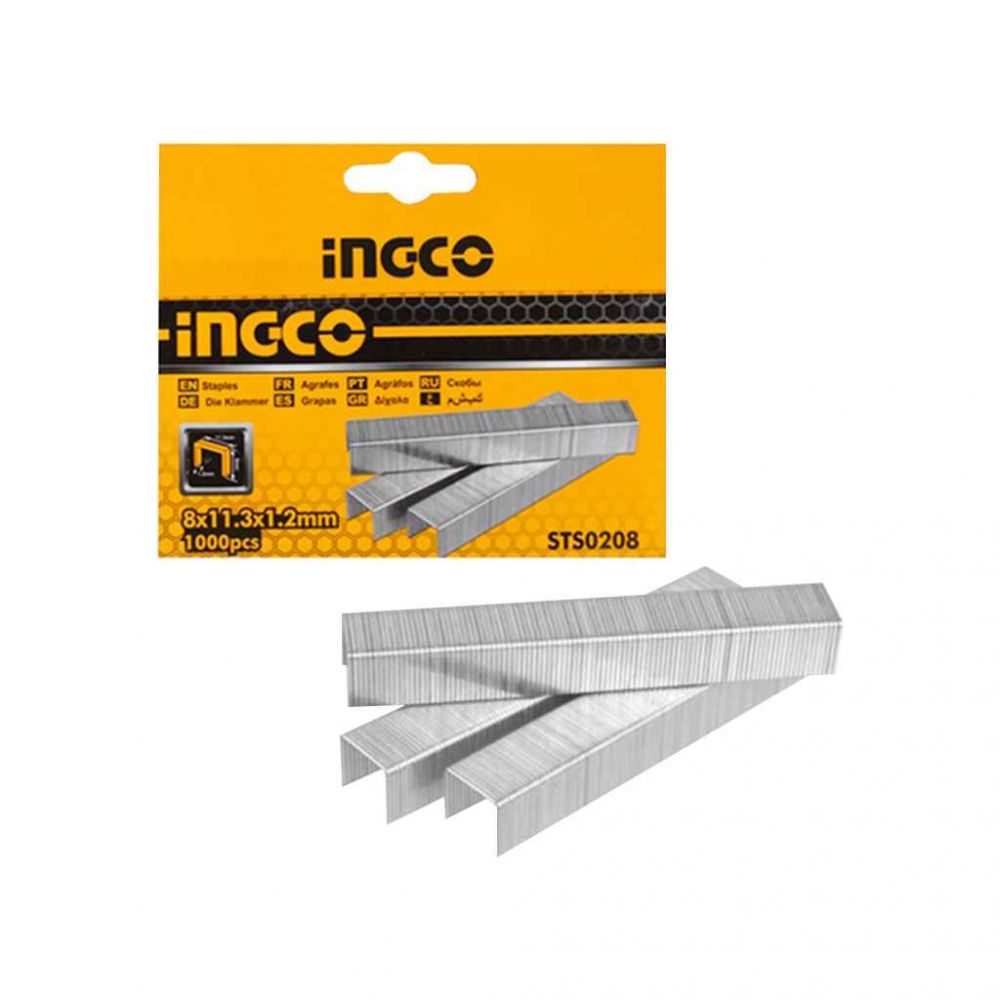 Boite Agrafe 1000pcs Sts0208 Ingco
