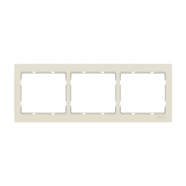 Plaque triple horizontale Marfil Jade