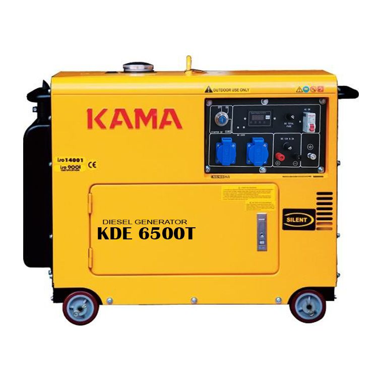 Groupe Electrogene Kama Kde 6500 T 6 Kva 220v Diesel