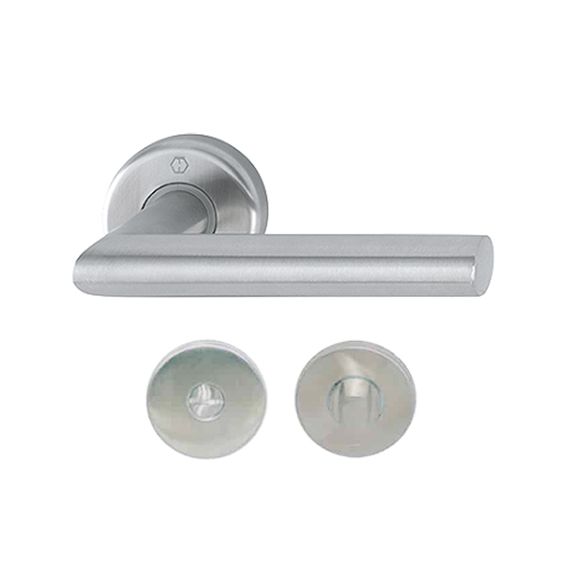 Paire de Bequille Rosace Cylindre Nickle Rm501-Cdn