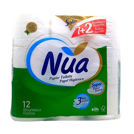 Papier Toilette Nua 12 /4 Vert
