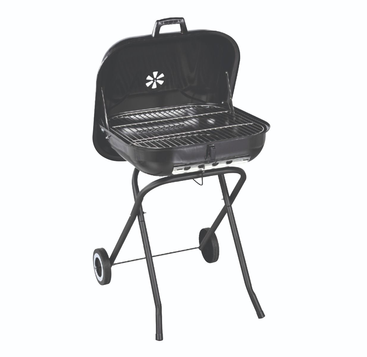 Barbecue au Charbon Pliable Portable A Roulette / Ves-4381