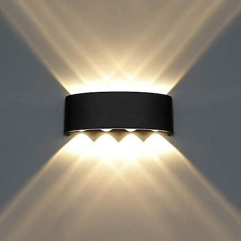 Applique Led Luna 2x4w3k Nr L-O