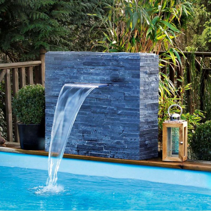 Cascade en Acrylic Led Couleur 60 Cm Flanc Large