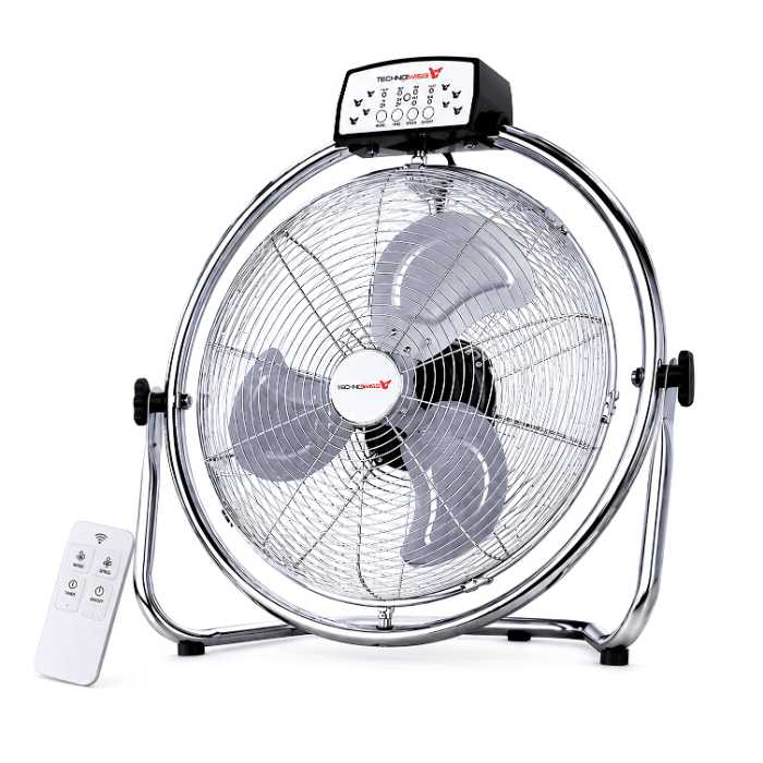 VENTILATEUR INDUSTRIEL INOX 16" PIVOTANT AVEC TELEC
