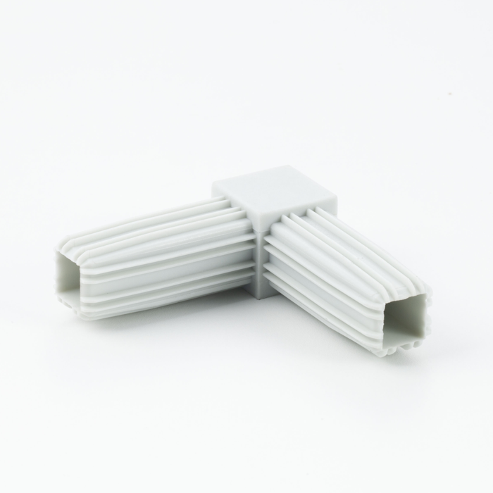 Embout Tube Carre 2 X 2 Cm Ral 7035 Mod A L